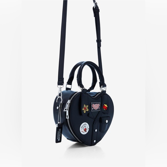 NWOT Netflix Stranger Things Hellfire Club Jacket Figural Handbag Purse - Picture 2 of 11